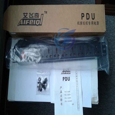 【PDU机柜专用插座10A 机柜插座1U 8位插排开关防雷铝合金 可定制】价格,厂家,图片,移动插座/排插/插线板,广州晓阳网络科技-