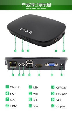 泛联厂家直供网络电脑共享器 小巧外观与超强性能的办公省钱利器