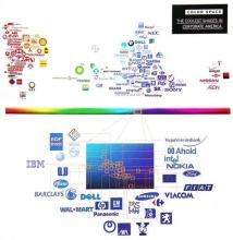 红蓝双雄 全球网络主色调偏爱的文化密码与设计哲学